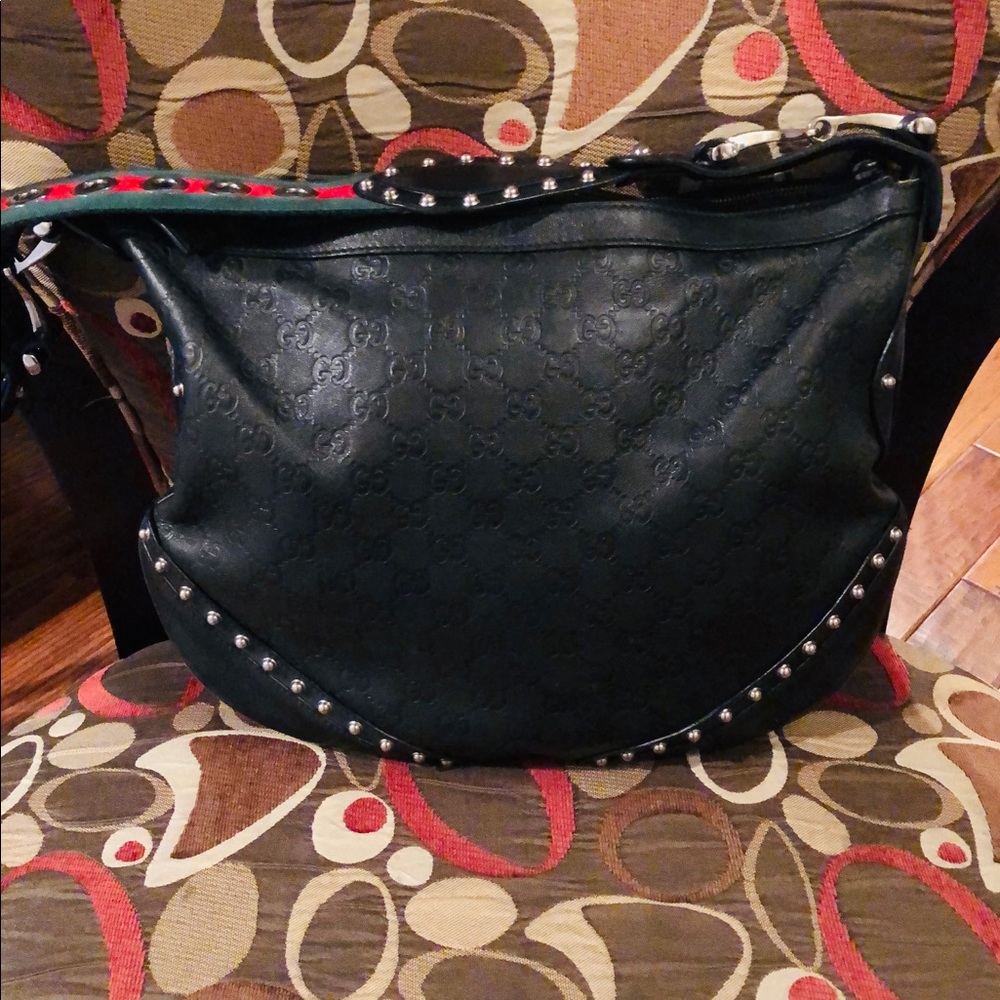 AUTHENTIC GUCCI STUDDED PELHAM